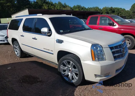 2014 Cadillac Escalade Esv Platinum Edition из США, поврежденный, VIN 1GYS4KEF6ER142534